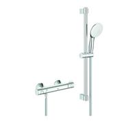 Grohe Grohe Grohtherm 800 Mitigeur thermostatique douche 34565_2 avec ensemble douche 600 mm chrome Quantité:1