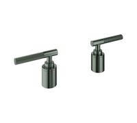 Poignée De Baignoire Grohe Atrio Private Collection Manettes rondes moletées pour 25224 Hard Grap...