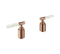 Poignée De Baignoire Grohe Atrio Private Collection pour 25224, Caesarstone Blanc Attique Warm Su...