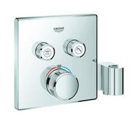 Grohe Grohe Kit complet Grohtherm Smartcontrol chrome, angle, encastré, 2 vannes, maintien int. Quantité:1