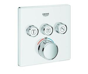Grohe Grohe Kit complet Grohtherm Smartcontrol moon blanc, angle, encastré, 3 vannes d'arrêt Quantité:1