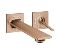 Grohe Grohe Kit de montage Allure encastré 2 trous, A 21,2 cm, chrome mat, blanc satiné Quantité:1