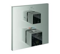 Mitigeur Thermostatique Douche Grohe Allure Brilliant Private Collection 2 sorties Supersteel/Van...