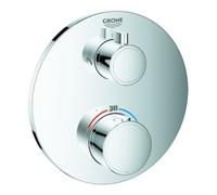Grohe Grohe Kit de montage complet Grohtherm chr, thermostat de douche encastré avec commutateur 2 voies Quantité:1