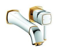 Grohe Grohe Kit de montage Grandera mitigeur mural 2 trous, bec 23,4 cm, chrome/or Quantité:1