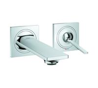 Grohe Grohe Kit de montage prêt Allure robinet 2 trous encastré, A 15,4 cm, blanc, chrome Quantité:1