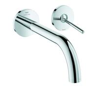 Grohe Grohe Kit de montage prêt Atrio encastré 2 trous, A 22,1 cm, blanc, chrome Quantité:1
