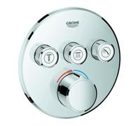 Grohe Grohe Kit de montage SmartControl UP-EHM, avec 3 vannes d'arrêt, rond, chrome Quantité:1