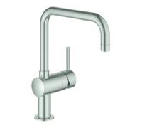 Grohe Grohe Minta Mitigeur évier 1/2", bec en U, supersteel Quantité:1