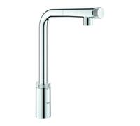 Grohe Grohe Minta SmartC Mitigeur évier avec bec extractible, chrome Quantité:1