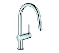 Grohe Grohe Minta Touch Mitigeur évier chromé, électrique, douchette extractible double flux Quantité:1