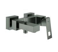 Grohe Eurocube Mitigeur monocommandé pour bain, apparent, saillie 181mm, sans ensemble de douche, 23140AL0, Couleur: graphite dur brossé
