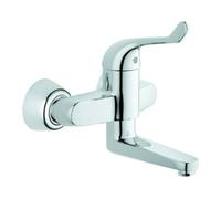 Grohe Grohe Mitigeur de sécurité monocommande pour lavabo Euroeco Special chrome, saillie 19,7 cm Quantité:1