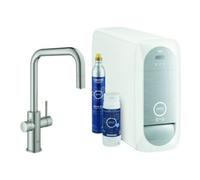 Grohe Grohe Mitigeur évier Blue Home sst, bec en U, démarreur K, bec extractible M Quantité:1