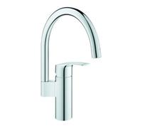 Mitigeur Cuisine Grohe Eurosmart bec haut et rond Chromé