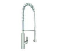 Grohe Grohe Mitigeur évier K7 supersteel, douchette professionnelle extractible Quantité:1