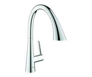 Grohe Grohe Mitigeur évier Zedra SmartC chrome, douchette extractible Quantité:1