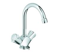 Grohe Grohe Mitigeur lavabo deux poignées Costa 1/2", sortie pivotante, chrome Quantité:1
