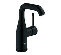 Grohe Grohe Mitigeur lavabo Essence 1/2", taille M, corps lisse, noir fantôme Quantité:1