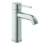 GROHE Mitigeur lavabo Essence 24172DC1 – Taille S, économiseur d'eau, saillie 116 mm, Supersteel