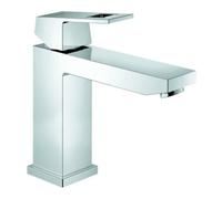 Grohe Eurocube mitigeur lavabo 23446000 chromé , sans jeu de déchets, hauteur moyenne