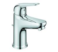 Grohe Euroeco Mitigeur monocommandé pour lavabo, S-Size, saillie 103mm, vidage à tirette métal, 24456000