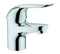 Grohe Grohe Mitigeur lavabo Euroeco Special 1/2", vidage automatique, avec garantie 1 1/4", chromé Quantité:1