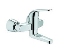 Grohe Grohe Mitigeur lavabo Euroeco Special chrome, bec 21,4 cm, raccords en S démontables Quantité:1