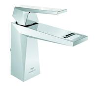 Grohe Grohe Mitigeur lavabo monocommande Allure Brilliant P. Coll. 1/2", taille M, poignée avec inserts, chrome Quantité:1