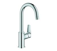 Grohe Grohe Mitigeur lavabo monocommande BauEdge 1/2", L, bec pivotant, chromé brillant Quantité:1