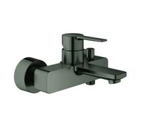 Grohe Lineare Mitigeur monocommandé pour bain, montage mural, saillie 184mm, 33849AL1, Couleur: graphite dur brossé