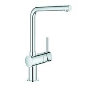 Grohe Grohe Mitigeur monocommande d'évier Minta chrome, bec pivotant en L Quantité:1