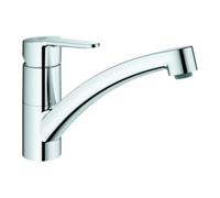 Grohe Grohe Mitigeur monocommande évier BauEco 1/2", bec bas, chrome Quantité:1
