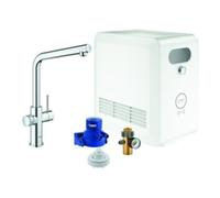 Grohe Grohe Mitigeur monocommande évier Blue Professional bec en L, chrome Quantité:1