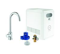 Grohe Grohe Mitigeur monocommande évier Blue Professional Mono C, chrome Quantité:1