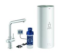 Grohe Grohe Mitigeur monocommande évier Red Duo chrome, taille L, avec chauffe-eau Quantité:1