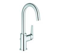 Grohe Grohe Mitigeur monocommande lavabo BauFlow 1/2", L, avec vidage, sortie tube chromé Quantité:1