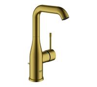 Grohe Essence Mitigeur monocommandé pour lavabo, L-Size, orientable, saillie 127mm, avec vidage à tirette, 24174GN1, Couleur: lever de soleil frais brossé