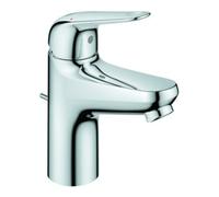 Grohe Grohe Mitigeur monocommande lavabo Euroeco 1/2", S, avec garniture de vidage plastique, chrome Quantité:1