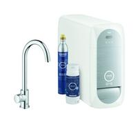 Grohe Grohe Mitigeur monotrou Blue Home chrome, kit Mono-Starter Quantité:1