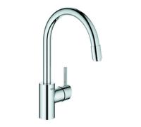 Grohe Grohe Mitigeur monotrou Concetto 1/2", DN, bec haut, mousseur laminaire, chrome Quantité:1