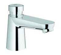 Grohe Grohe Mitigeur sur pied auto-fermant Euroeco CT chrome, DN 15, marquage bleu/rouge Quantité:1