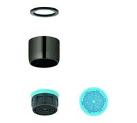 Grohe Grohe Mousseur 13928 DFK A 15l/min 3 bar Anti-calcaire M22x1 graphite dur brossé Quantité:1