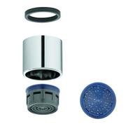 Grohe Grohe Mousseur filetage intérieur M 22 x 1 e débit B, chrome Quantité:1