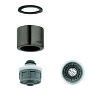 Grohe Grohe Mousseur filetage intérieur M 28 x 1 graphite dur brossé Quantité:1