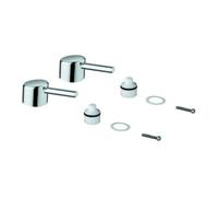 Grohe Grohe Paire de poignées 48310 marquage bleu/rouge pour Concetto chrome Quantité:1