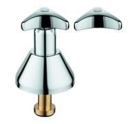 Grohe Grohe Pièce supérieure 11330 pour vannes encastrées Trecorn, poignée, marquage bleu 1/2" chrome Quantité:1