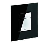 Grohe Grohe Plaque de recouvrement 42369 avec bouton-poussoir noir velours Quantité:1