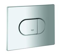 Grohe Grohe Plaque de recouvrement 42379 avec bouton-poussoir chrome mat Quantité:1