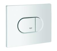 Grohe Arena Plaque de poussée cosmopolite 38858SH0 blanc, montage horizontal